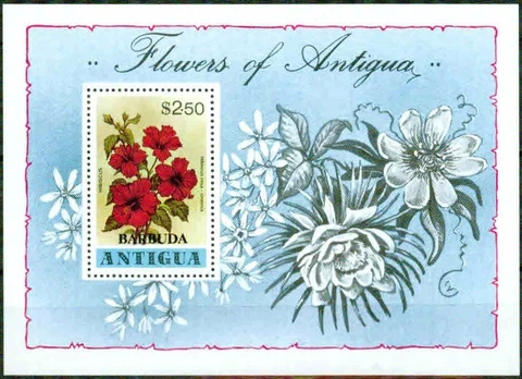 BARBUDA-1978 - HIBISCUS  -VF** Cover