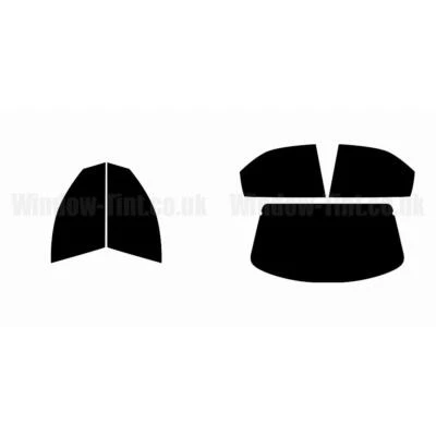 Kit completo de tinte de ventana precortada para Daewoo Nubira 4 puertas 1999-02 película delantera y trasera - Imagen 1 de 4