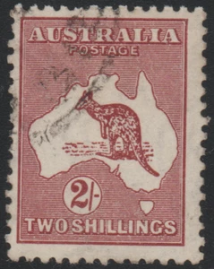 Australia 1929-30 SC# 99 - Kangaroo and Map - Used Lot # 020 - Picture 1 of 2