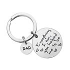  Dad Wallet Accessories Stainless Steel Key Ring Chain for Fob