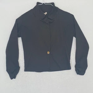 Chocolate Womens Black Cropped Jacket - Picture 1 of 7