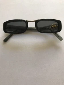 LOOK OCCHIALI SILVER & BLACK PLASTIC MOD 1890 SUNGLASS GLASSES FRAMES 46-18-140 - Picture 1 of 10