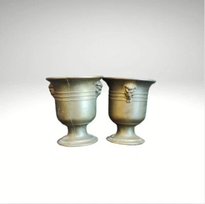 Paire De MORTIER EN LAITON  - Photo 1/3