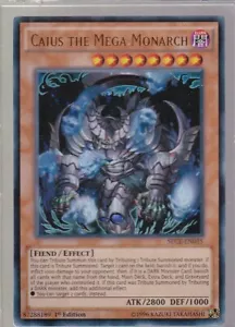 YUGIOH! CAIUS THE MEGA MONARCH - ULTRA RARE - 1ST EDITION SECE-EN035 LP-NM+ - Foto 1 di 2