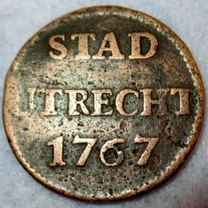 Certificate of Authenticity 1767 New York Penny Colonial Copper Cent Utrecht Min - Picture 1 of 4