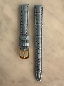 *NEW* Hadley Roma Womens Light Blue 12mm Genuine Leather Watch Band - Picture 1 of 4