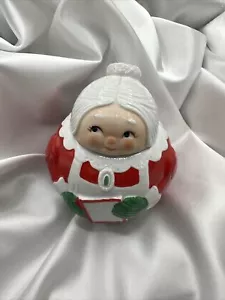 Avon Mrs Claus Covered Sugar Bowl 1983 - Picture 1 of 13