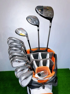 TaylorMade PUMA Golf Clubs Full Set TaylorMade Driver Wood Irons - Picture 1 of 9