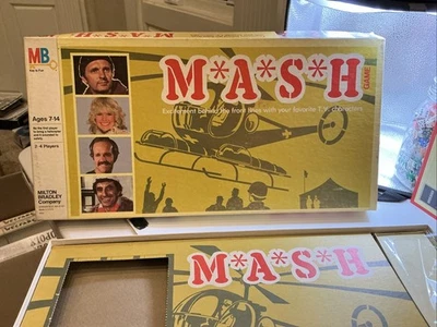 MASH M*A*S*H Board Game by Milton Bradley, 1981.  100% Complete. OPEN BOX - Image 1 of 4