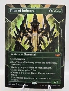Titan of Industry (Borderless) MTG Streets of New Capenna Foil - Bild 1 von 2