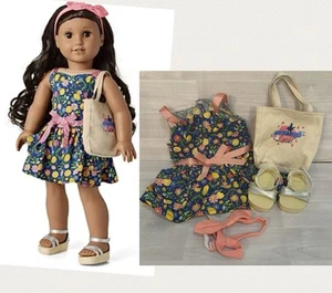 ¡Juego completo de traje de mercado de limones frescos de American Girl! Diadema para zapatos de vestir de bolso - Imagen 1 de 3