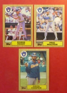 1987 Topps Milwaukee Brewers Team Set with Traded (35 Cards) - Picture 1 of 1