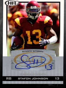 B7447- 2010 SAGE HIT Autographs Silver #A13 Stafon Johnson Auto - NM-MT - Picture 1 of 2