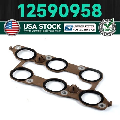 12590958 Intake Manifold Gaskets Lower Fit For 2009-2010 Saturn Outlook 3.6L - Image 1 of 4