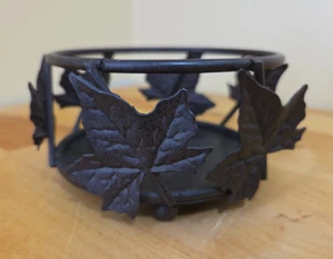 Grape Leaf Metal Pillar Candle Holder distributed by Kohl's - Picture 1 of 4