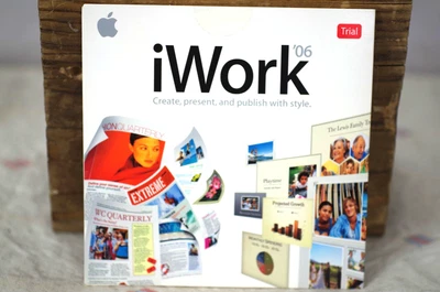 APPLE Mac iWork '06 Trial Version Software New Free Ship - Image 1 of 2