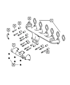 Genuine Mopar Double Ended Stud 68447794AA - Bild 1 von 3