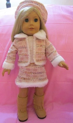 Pink Suit Skirt Set fits Girl Doll 18 Inch Clothes Seller lsful - Image 1 of 3