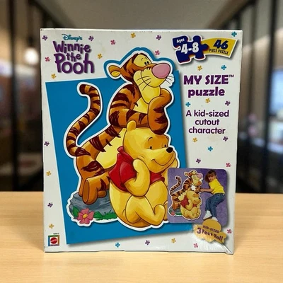 Disney Winnie The Pooh Tigger My Size Puzzle 46 Pc USA 2000 Mattel NEW SEALED - Image 1 of 4