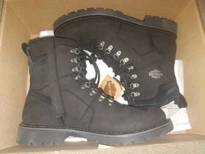 Harley-Davidson Men's Bannack 8" Performance Black Motorcycle Boot D96239 SZ 9.5 - Picture 1 of 13