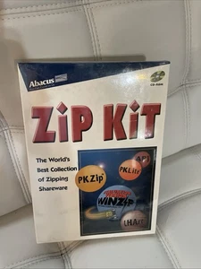Abacus Zip Kit Software Windows 95 Nt Vintage SEALED New Nos Zipping Shareware - Picture 1 of 6