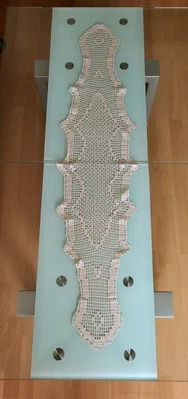 Tischläufer, Handarbeit, Tischdecke, Häkeldecke  - Bild 1 von 2