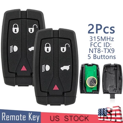 2 para Land Rover LR2 2008-2012 5 botones Smart Prox mando a distancia llavero NT8-TX9 Foto 1 de 4