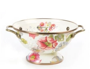 Mackenzie Childs Morning Glory Small Colander - Picture 1 of 3