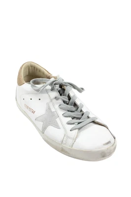 Golden Goose Deluxe Brand Womens Lace Up Superstar Sneakers White Size 39 - Image 1 of 4