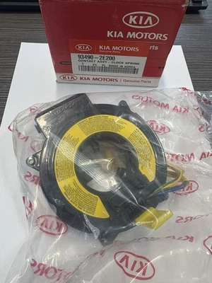 OEM 93490-2E201 93490-2E200 Clock Spring 2005-2009 Hyundai Tucson KIA Sportage - Image 1 of 4