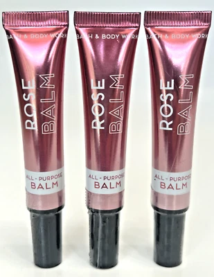 3 НОВЫЙ ВАННА И ТЕЛО РАБОТАЕТ УНИВЕРСАЛЬНЫЙ РОЗОВЫЙ БАЛЬЗАМ 0,34 УНЦИЙ - Изображение 1 из 4