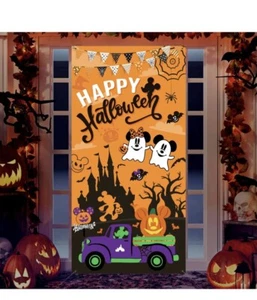 Halloween Door Banner Decorations, 35.4”x70.8” Outdoor Decorations - Picture 1 of 5