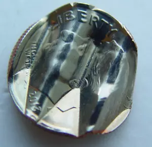 Extemely Rar Date 2013 double-struck Dime Waffled- Lot T159 - Picture 1 of 3