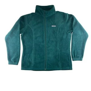 Columbia Jacket Mens 2XL Green Fleece Warm Mock Neck Full Zip Long Sleeve - Picture 1 of 12