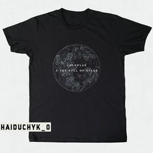 COLDPLAY A Sky Full of Stars  Unisex Black T-shirt Size S-5XL - Picture 1 of 7