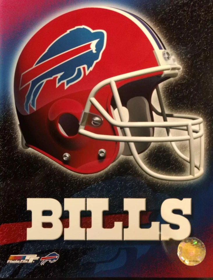 FOTO 8x10 CASCO BUFFALO BILLS 2000 TEAM LOGO Foto 1 de 1