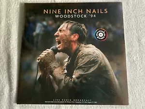 NINE INCH NAILS - Woodstock 94. 2 x LP Coloured Vinyl.NEW Sealed Industrial Rock - Picture 1 of 2