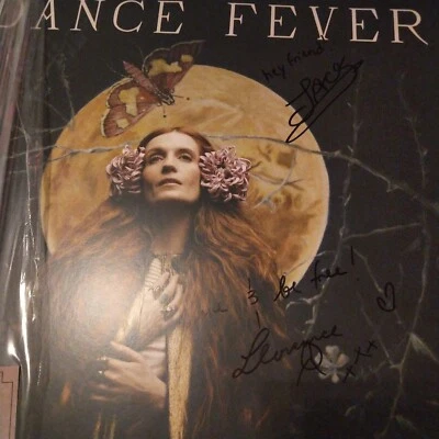 SIGNED Florence and the machine - dance fever vinyl signed by Florence and jack - Image 1 of 3