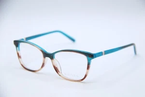NEW NIFTIES N19404-8542 TEAL BROWN TORT AUTHENTIC DESIGNER EYEGLASSES 48-15 - Picture 1 of 5