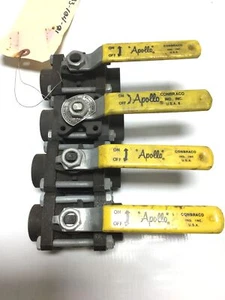 Apollo 83-141-01 1/4" Kohlenstoffstahl Kugelhähne (4 Stück) - Bild 1 von 6