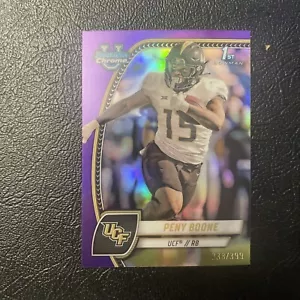 2024 Bowman University Chrome #143 Peny Boone Purple Refractor #/399 - Picture 1 of 2