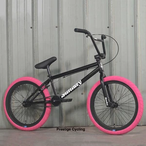 2022 SUNDAY BMX BLUEPRINT 20" BICYCLE BLACK w/ PINK TIRES - Picture 1 of 1