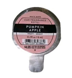 BATH & BODY WORKS Pumpkin Apple SCENTPORTABLE Car FRAGRANCE Perfume REFILL - Picture 1 of 1