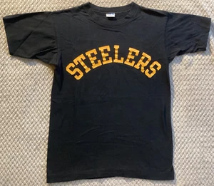 Pittsburgh Steelers Vintage Champion Youth 100% Cotton Graphic T-Shirt Small - Picture 1 of 5