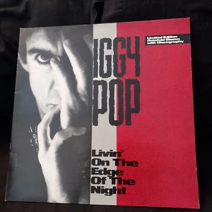 Iggy Pop - Livin' On The Edge Of The Night - 12" single - VUSTG18 - Gatefold - Picture 1 of 6