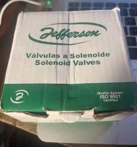 Jefferson 2-Way Solenoid Valve 1/4" NPT 1327BA302INAT - NIB - Picture 1 of 2