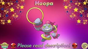 ✨Hoopa Pokémon Scrap 2017 EVENTO 6IV✨Scarlatto Viola CASA (💯Legale) - Foto 1 di 3