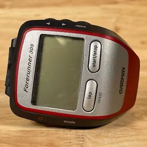 Monitor de frecuencia cardíaca Garmin Forerunner 305 plateado de 1,3" pantalla LCD receptor GPS - Imagen 1 de 3