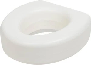 AquaSense 770-610 Portable Raised Toilet Seat, White, 4 Inch (Pack of 1) - Picture 1 of 7