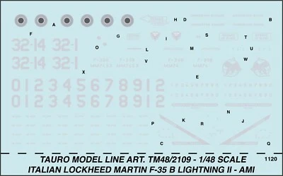 TAURO MODEL TM48/2109 LOCKHEED-MARTIN F-35 B LIGHTNING II - AERONAUTICA MILITARE - Immagine 1 di 2